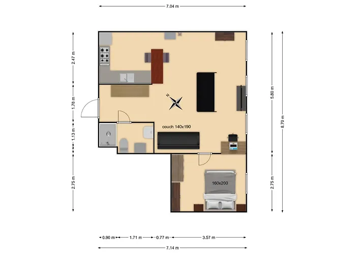 Floor Near Ferry Terminal - Free Parking * تالين